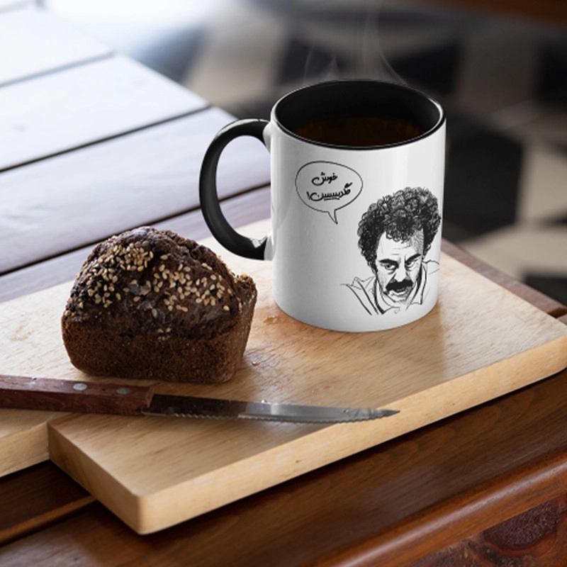 ماگ با طرح نقی معمولی